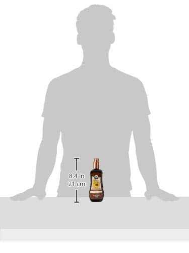 Australian Gold Protetor solar FPS 10 em gel spray com bronzeador instantâneo cor marrom 237 Ml
