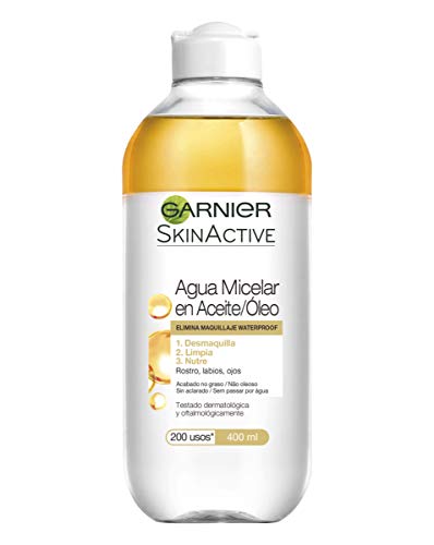 Garnier Skin Active Agua Micelar em Óleo, Pack 2x400ml +1 x100ml