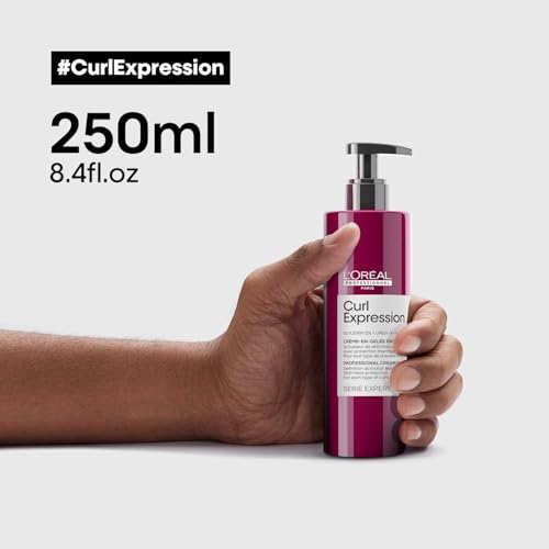 L’Oréal Professionnel, Creme Definidor Gelificado, para qualquer tipo de cachos e ondas, Curl Expression, 250 ml