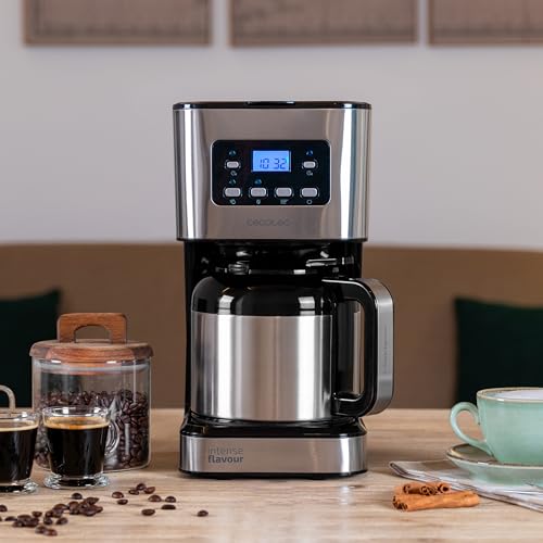 Cafeteira Cecotec 6 xícaras Inox - Design Moderno