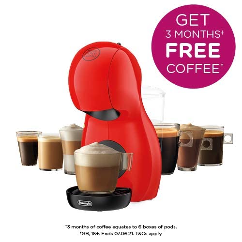 De'Longhi Nescafé Dolce Gusto Piccolo XS EDG110.WB, Cafeteira Cápsulas, 1500W