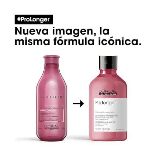 L'Oréal Professionnel, Shampoo Reparador para Cabelos Longos com Pontas Finas, Pro Longer, 500 ml