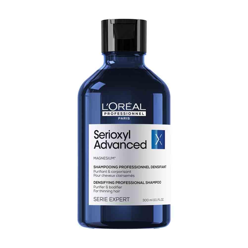 Shampoo L’Oréal Professionnel Enriquecido com Ingredientes Dermatologicamente Ativos para Cabelos Finos e Ralos, Serioxyl Advanced, 500 ml