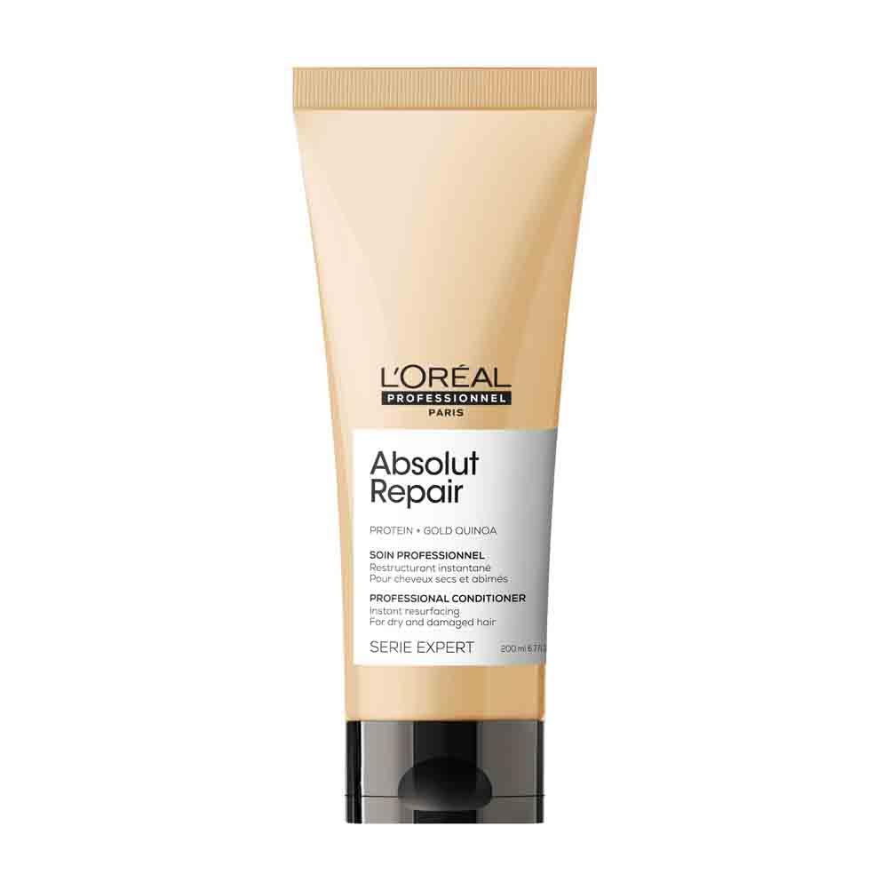 Condicionador de Tratamento Reconstrutivo para Cabelos Secos e Danificados da L'Oréal Professionnel, Absolut Repair, 200 ml