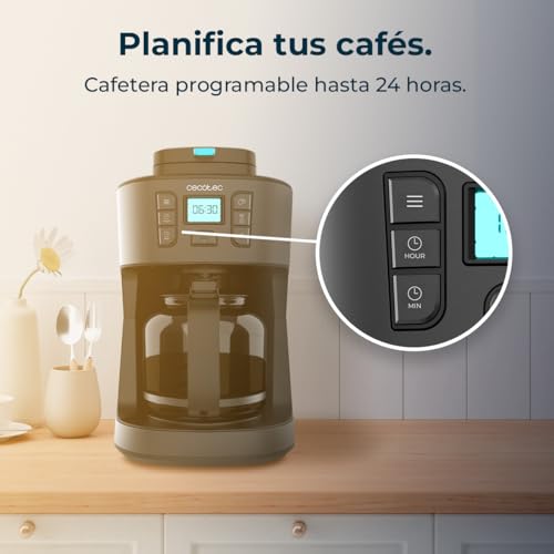 Cafeteira Cecotec 6 xícaras Inox - Design Moderno