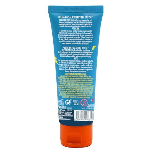 Babaria - Protetor solar facial 50+ Sunfest, edição limitada - 75 ml