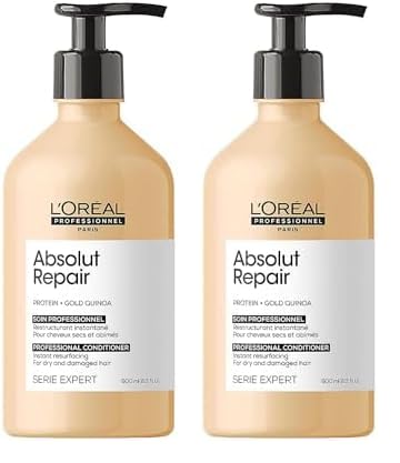 Condicionador de Tratamento Reconstrutivo para Cabelos Secos e Danificados da L'Oréal Professionnel, Absolut Repair, 200 ml