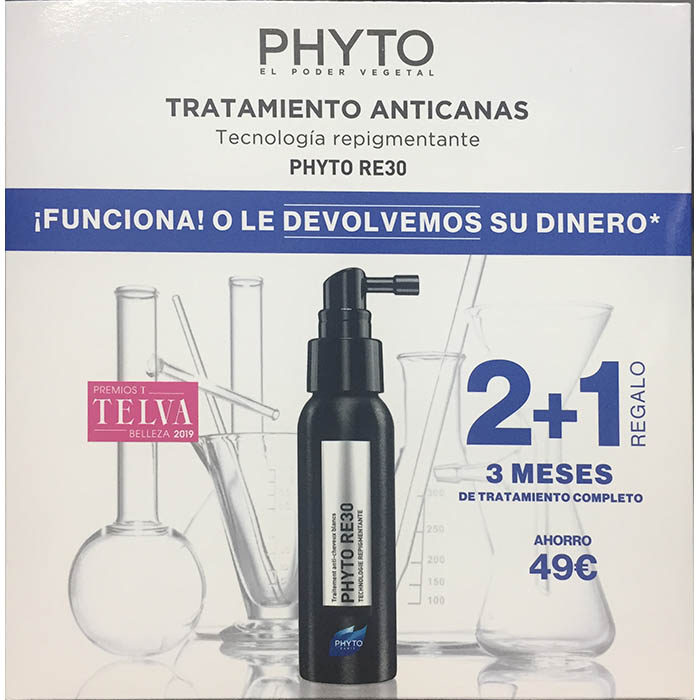 Phyto Paris Phyto Re30 Tratamento Anti-Cabelos Grisalhos 3x50ml