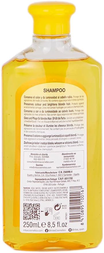 Camomila Intea - Champo profissional Reflexos Louros para cabelos louros 250 ML + Acondicionador 250 ML