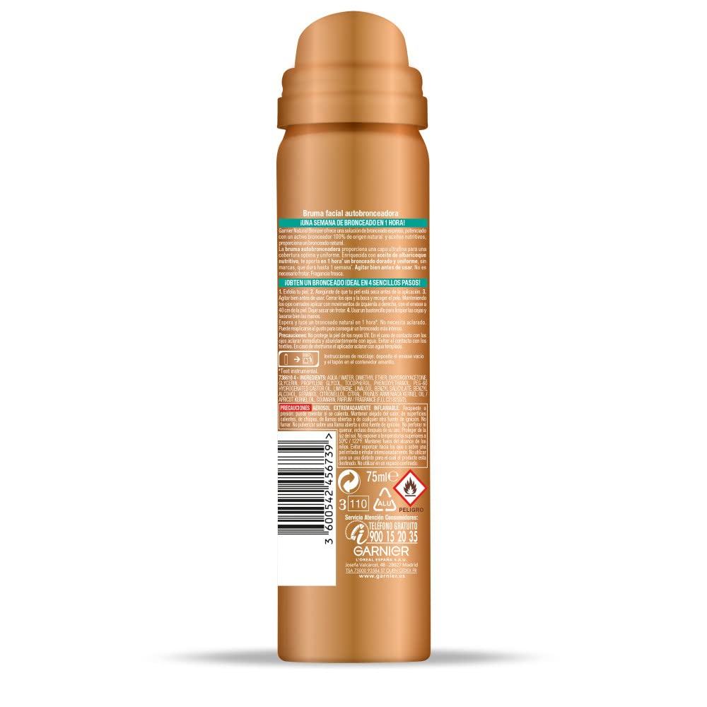 GARNIER DELIAL Mousse Autobronzeadora Natural Bronzer 200 ml