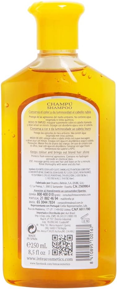 Camomila Intea - Champo profissional Reflexos Louros - 2 x 250 ml