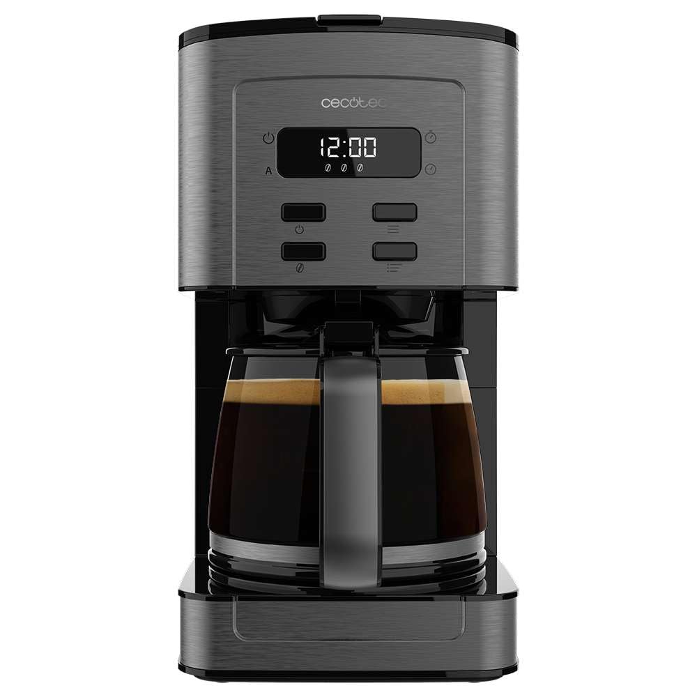 Cafeteira Cecotec 6 xícaras Inox - Design Moderno