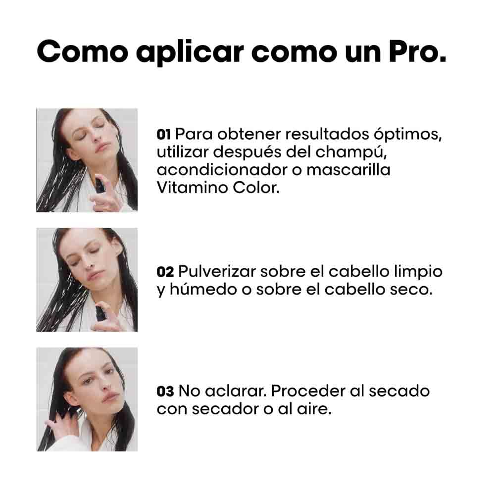 L'Oréal Professionnel, Spray de Tratamento 10 em 1 com Resveratrol, para Cabelos Coloridos, Vitamino Color, 190ml