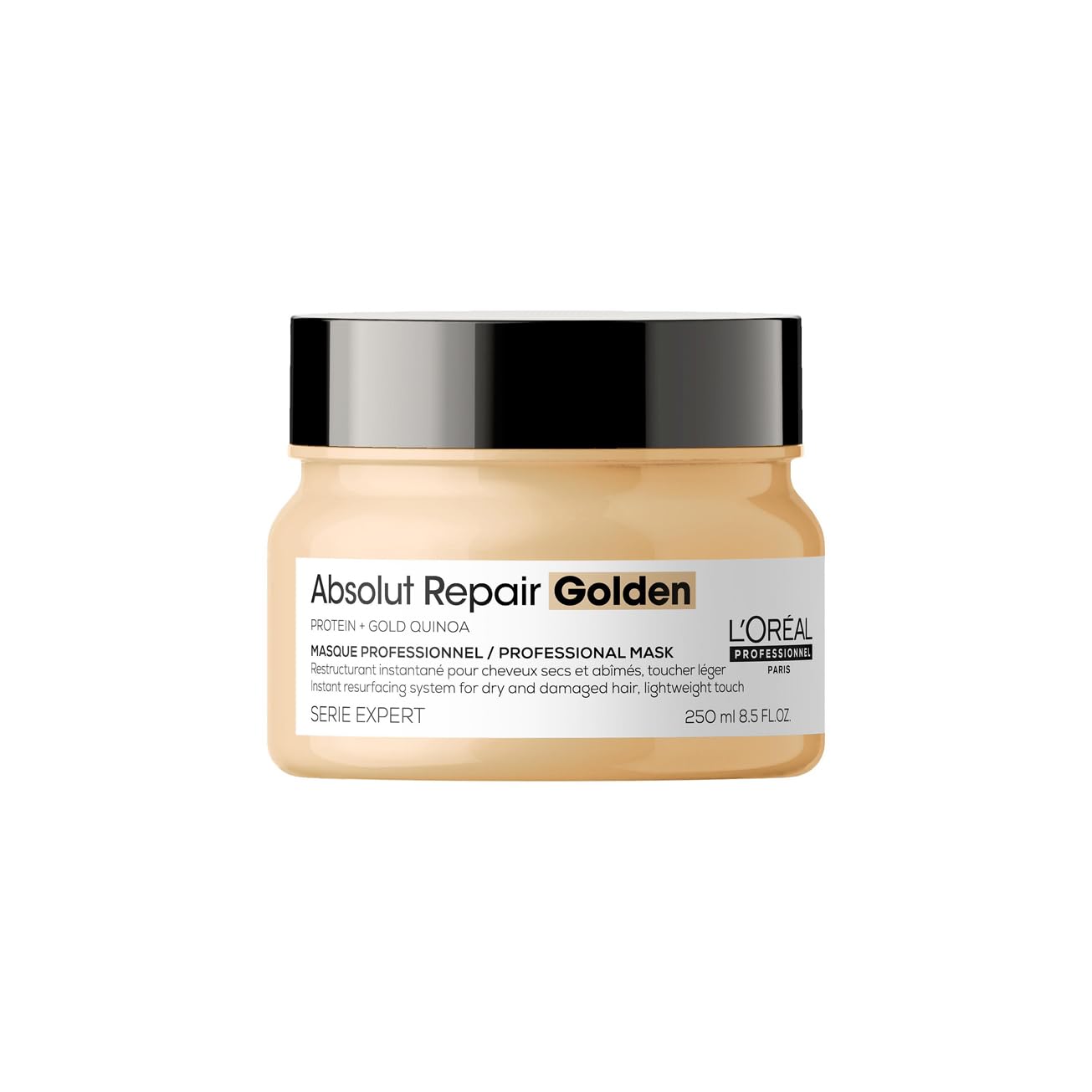 L’Oréal Professionnel, Máscara Dourada Tratamento Reconstrutor para Cabelos Secos e Danificados, Absolut Repair, 250ml