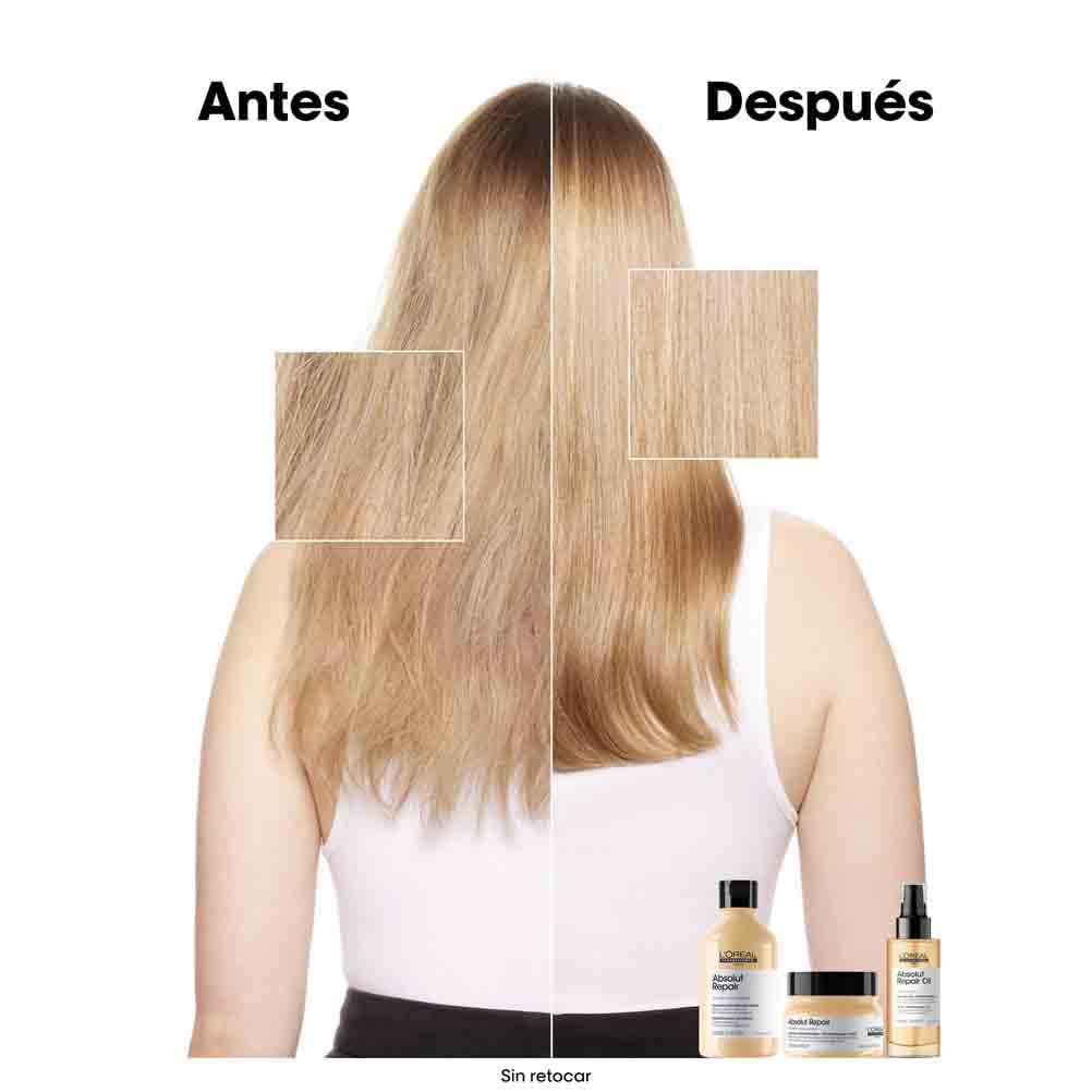 L’Oréal Professionnel Shampoo de Tratamento Reconstrutor para cabelos secos e danificados, Absolut Repair, Série Expert, 750ml