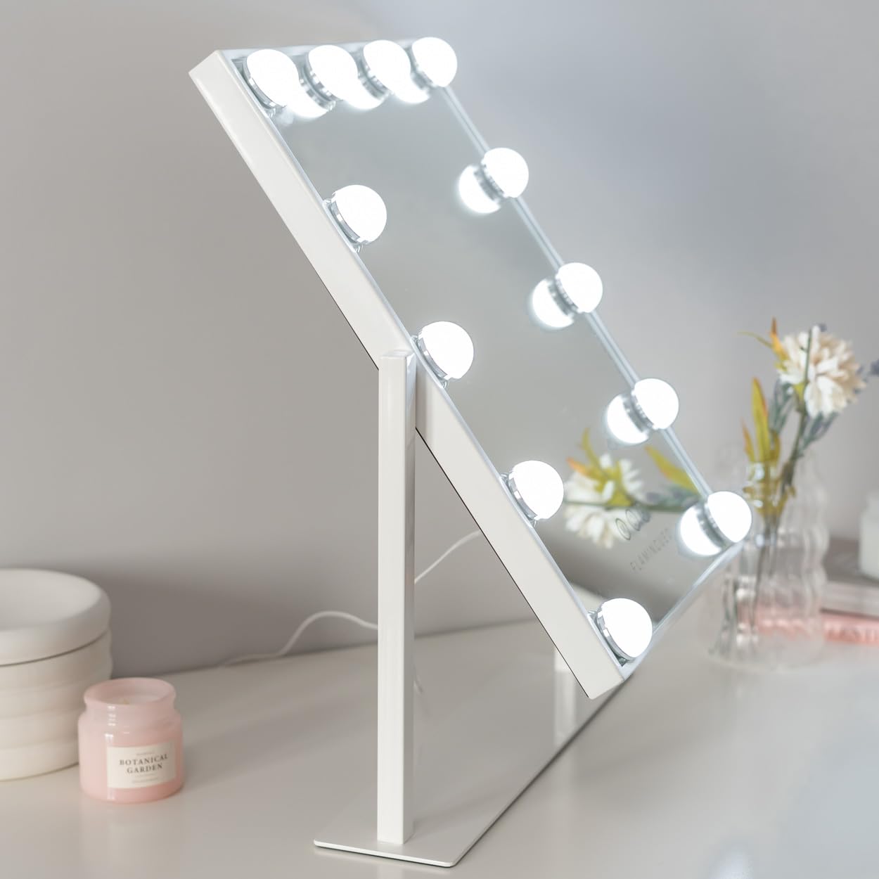 Espelho de Maquilhagem com Iluminacao Ajustavel