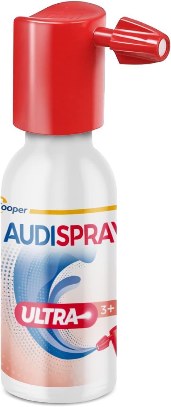 AUDISPRAY Ultra para remover e dissolver a tampa de cerume
