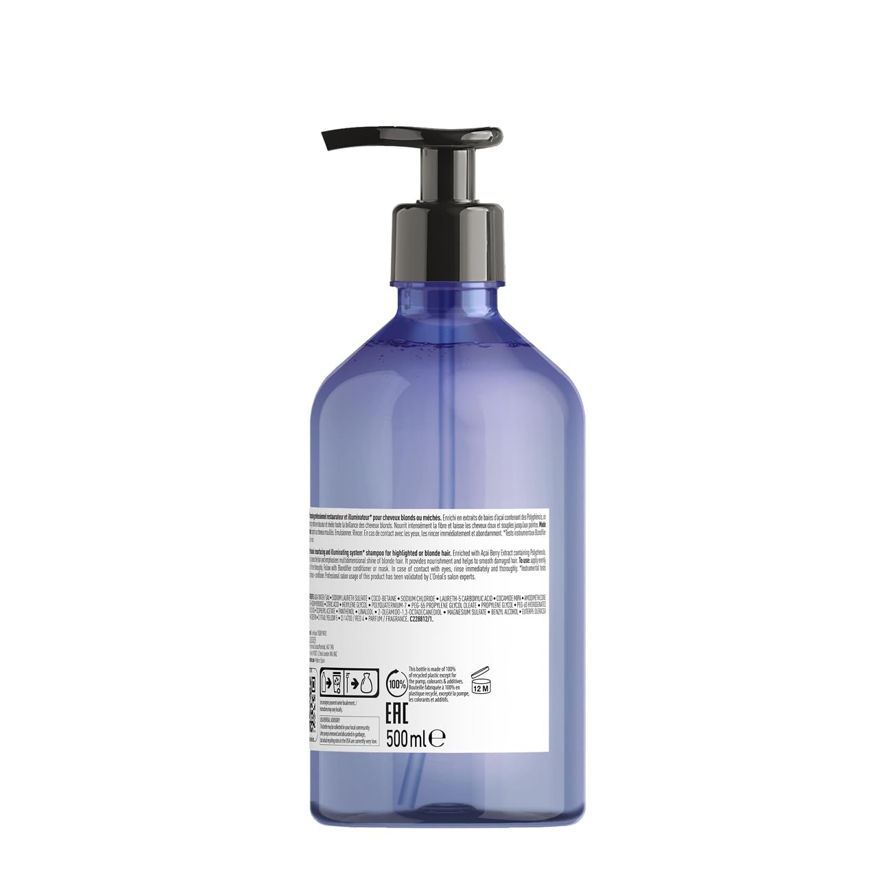 L'Oréal Professionnel, Shampoo Reparador e Iluminador para Cabelos com Mechas ou Loiros, Blondifier Gloss, 300ml