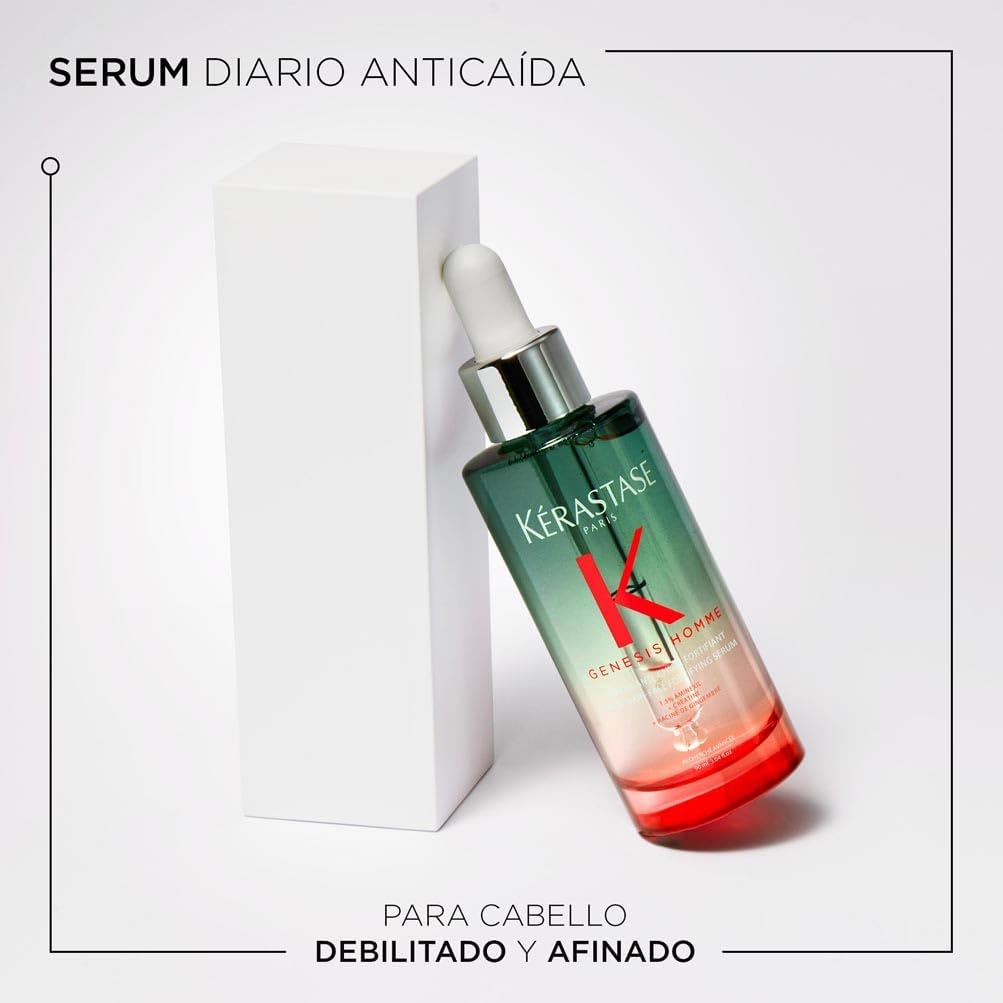 Kérastase Genesis Homme, Sérum Fortificante Antiqueda de Cabelo com Aminexil, 90 ml