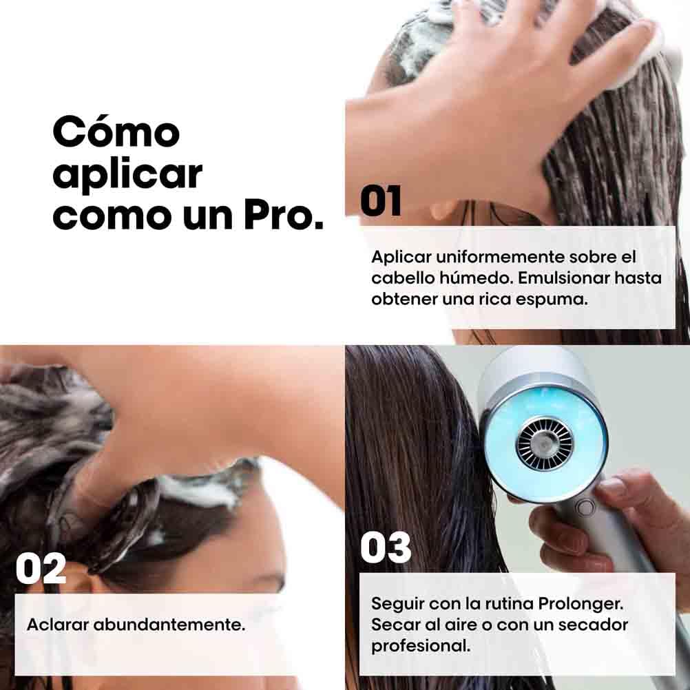 L'Oréal Professionnel, Shampoo Reparador para Cabelos Longos com Pontas Finas, Pro Longer, 500 ml
