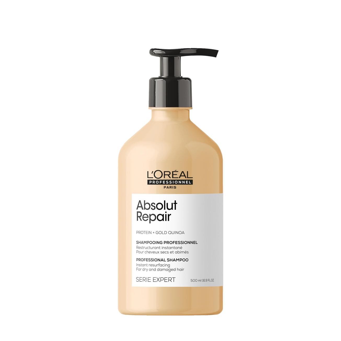 L’Oréal Professionnel Shampoo de Tratamento Reconstrutor para cabelos secos e danificados, Absolut Repair, Série Expert, 750ml