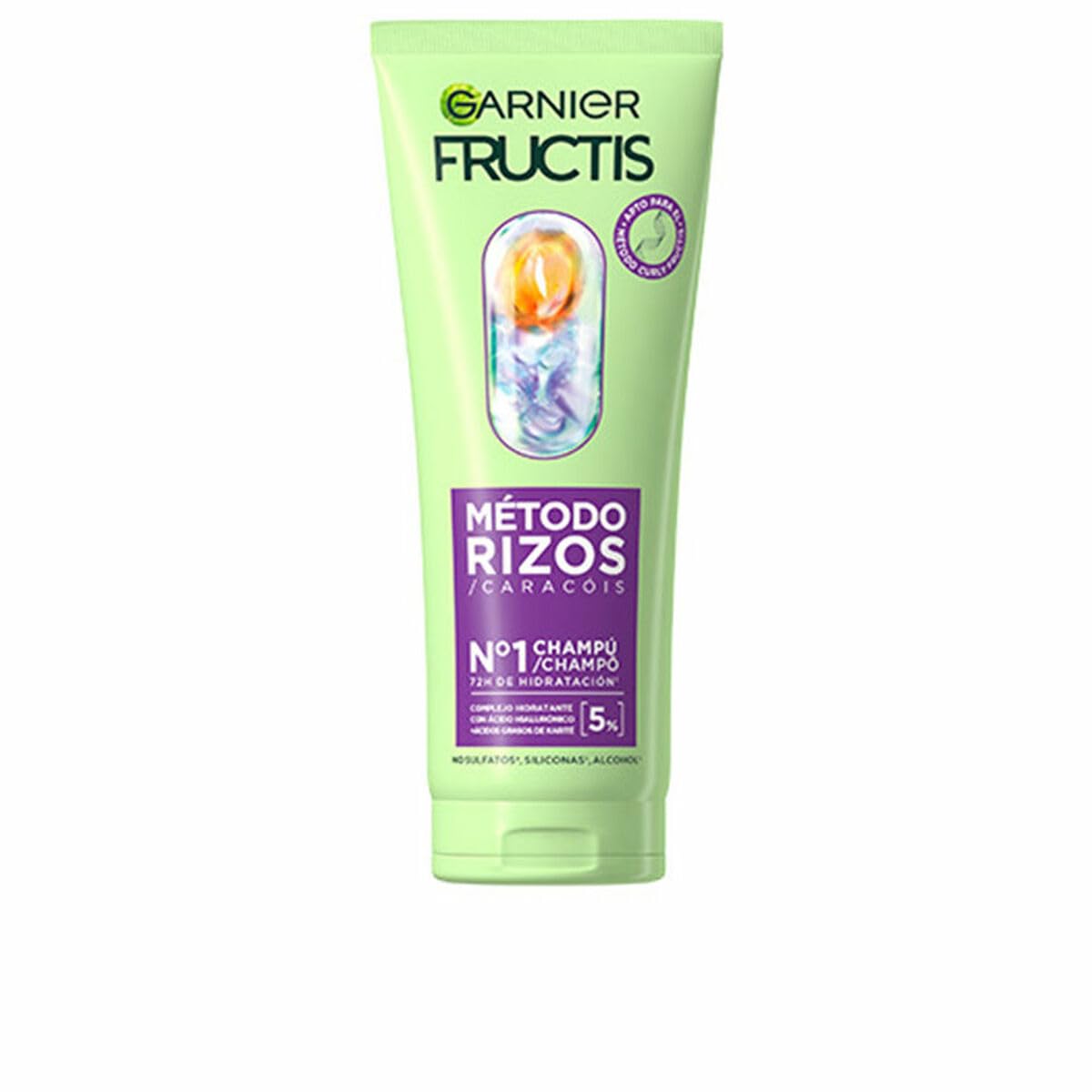 Garnier Fructis Método de caracóis com tratamento pré champô, champô, spray e máscara, fórmula vegana, 2 x 200 ml + 150 ml + 370 ml