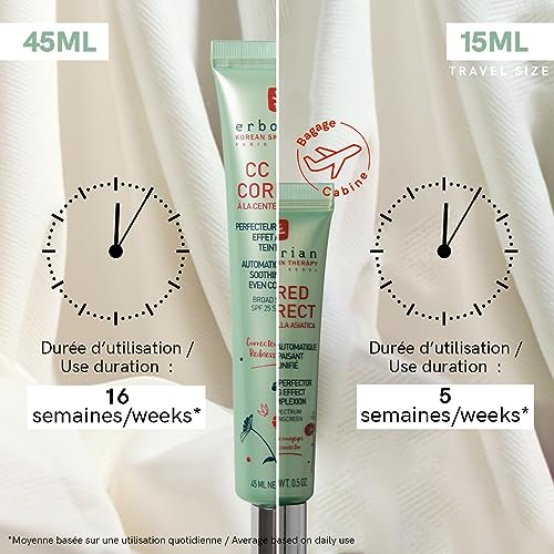 Creme Anti-Vermelhidao Erborian CC Red Correct 15ml