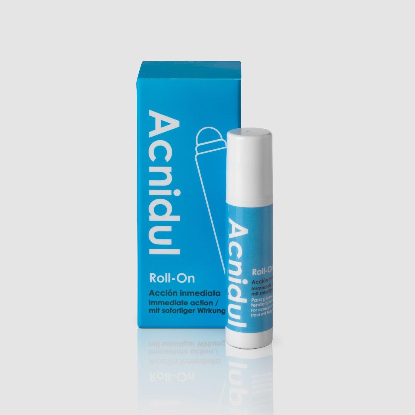 ACNIDUL | Roll-on de ação imediata com ácido glicólico e calêndula | Remova espinhas do seu rosto | 14 ml |