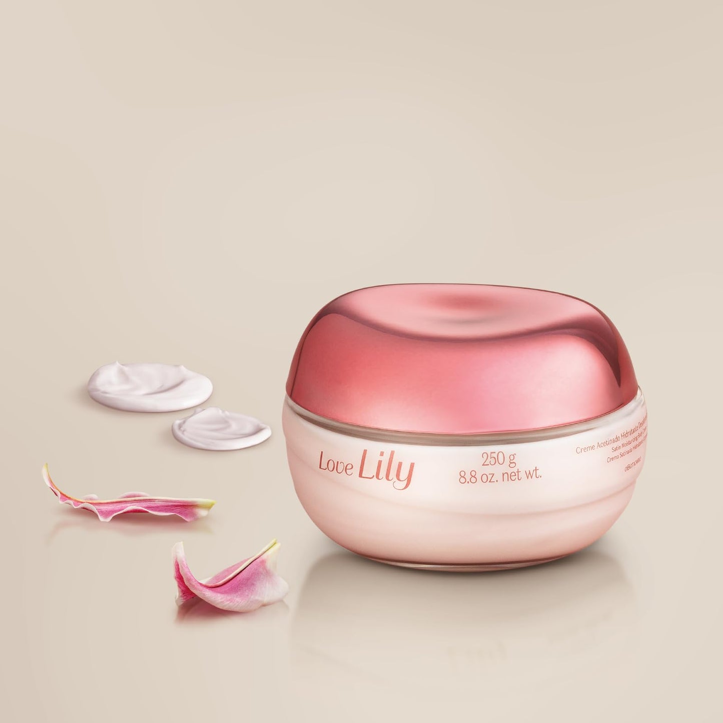 Creme Hidratante O Boticário Lily 250g para a Pele