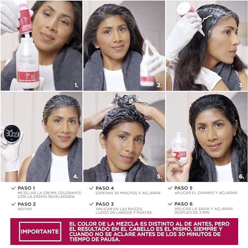 Tinta Permanente Excellence L'OREAL Paris - 100% Cobertura