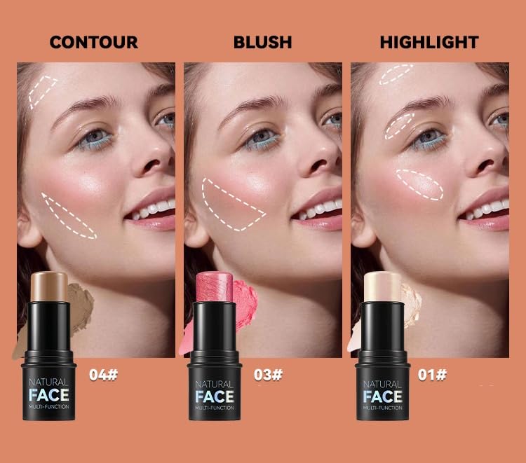 Contorno Facial Stick 3 Peças - Terra de Estrelas