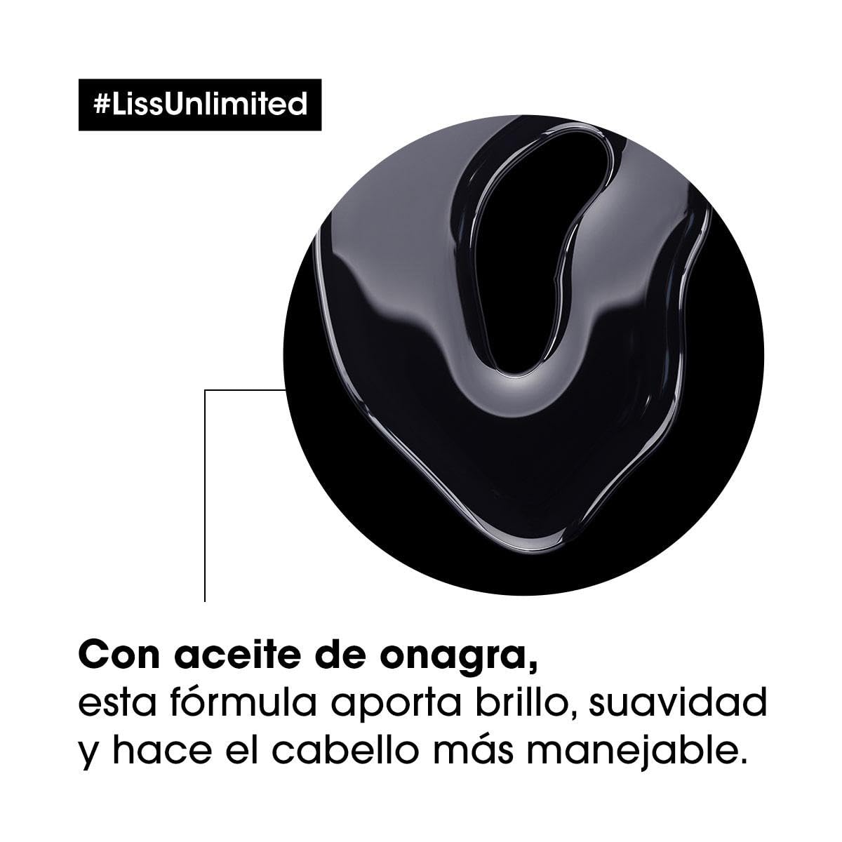 L'Oréal Professionnel, óleo de alisamento intenso para cabelo rebelde e crespado, Liss Unlimited, 125 ml