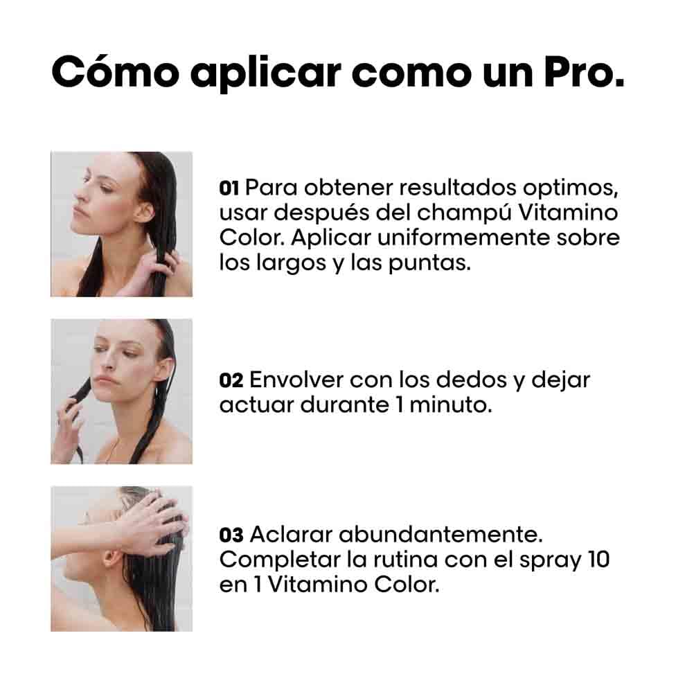 L'Oréal Professionnel, Máscara Protetora da Cor com Resveratrol, para Cabelos Coloridos, Vitamino Color, 250ml