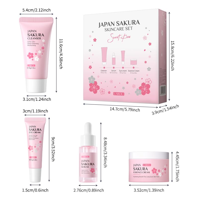 Conjunto de Cuidados com a Pele Sakura