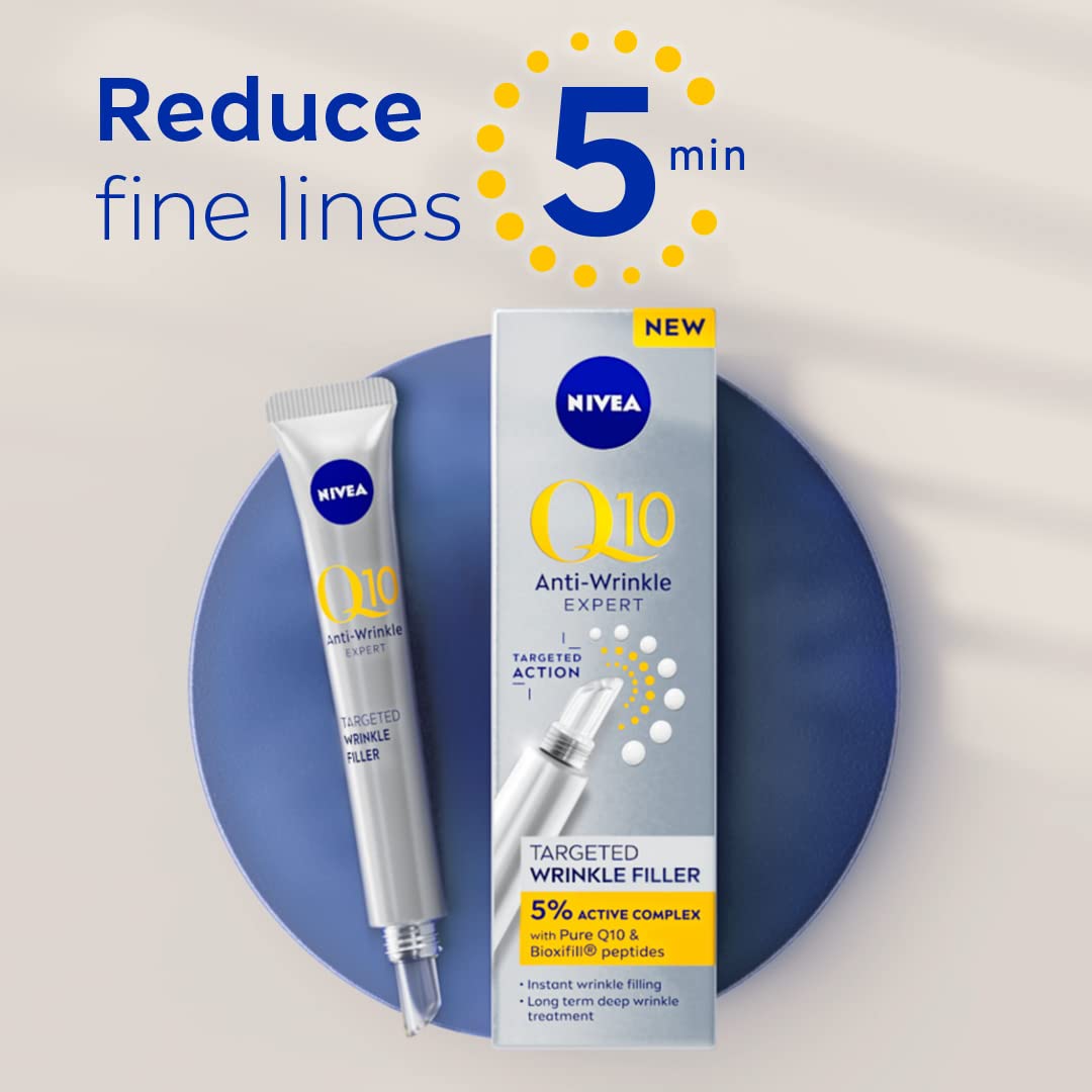 NIVEA Pack Rotina anti-envelhecimento Q10 4 semanas, caixa de presente com creme de dia com FP15 (1 x 50 ml), creme de noite (1 x 50 ml) e soro concentrado (1 x 15 ml)
