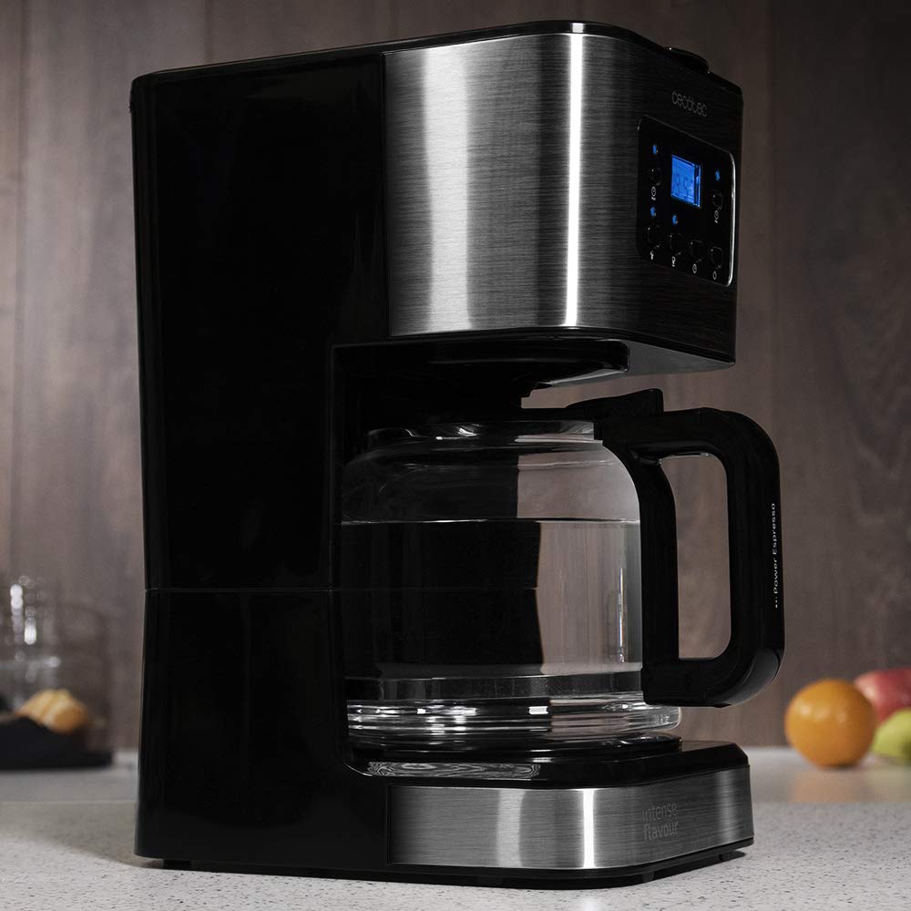 Cafeteira Cecotec 6 xícaras Inox - Design Moderno