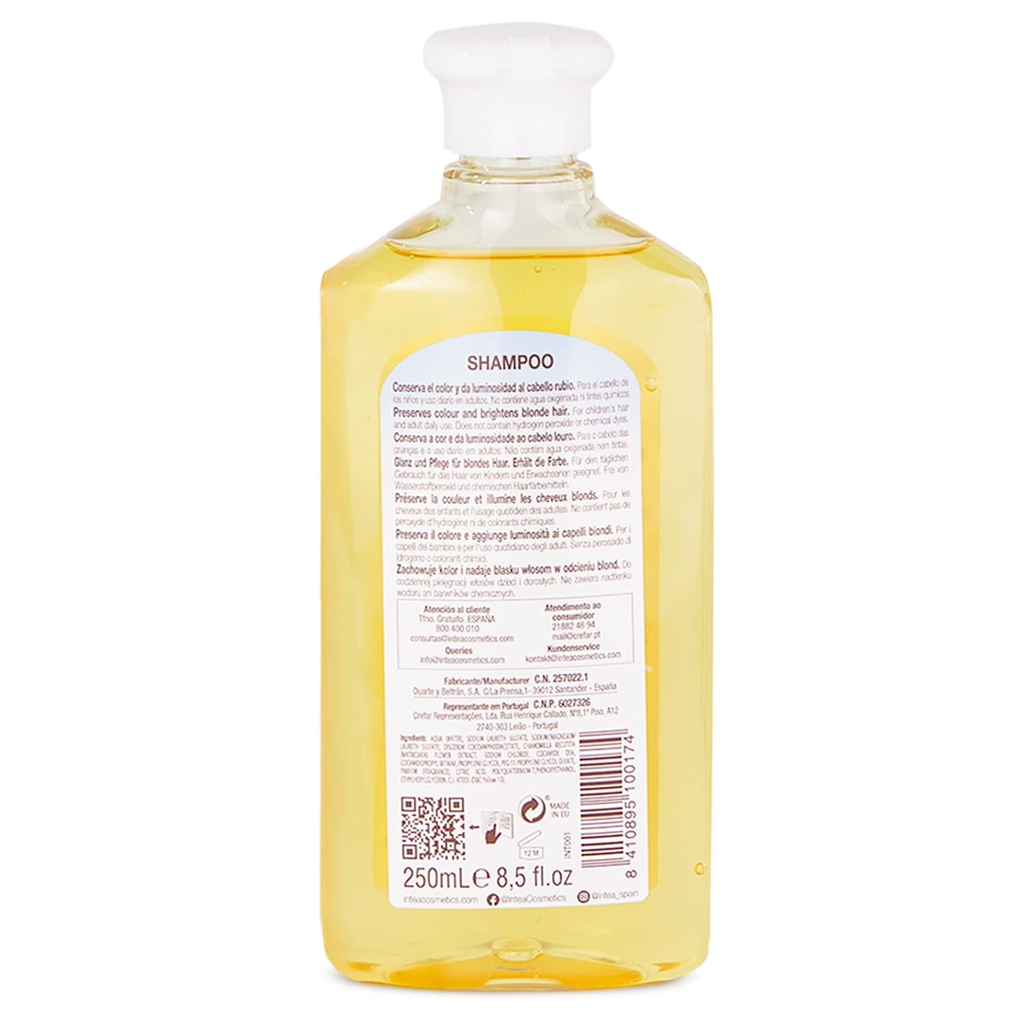 Camomila Intea - Champo profissional Reflexos Louros para crianças