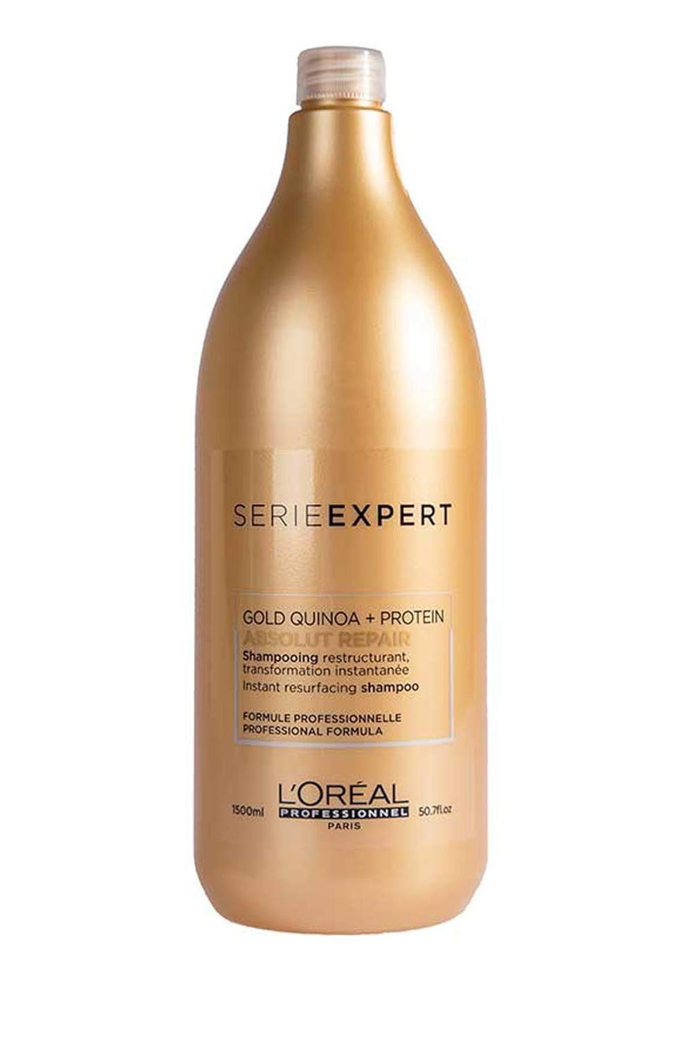 Shampoo L'Oréal Paris Professionnel Série Expert Absolut Repair Gold Quinoa Protein, 1500 ml (o design da embalagem pode variar)