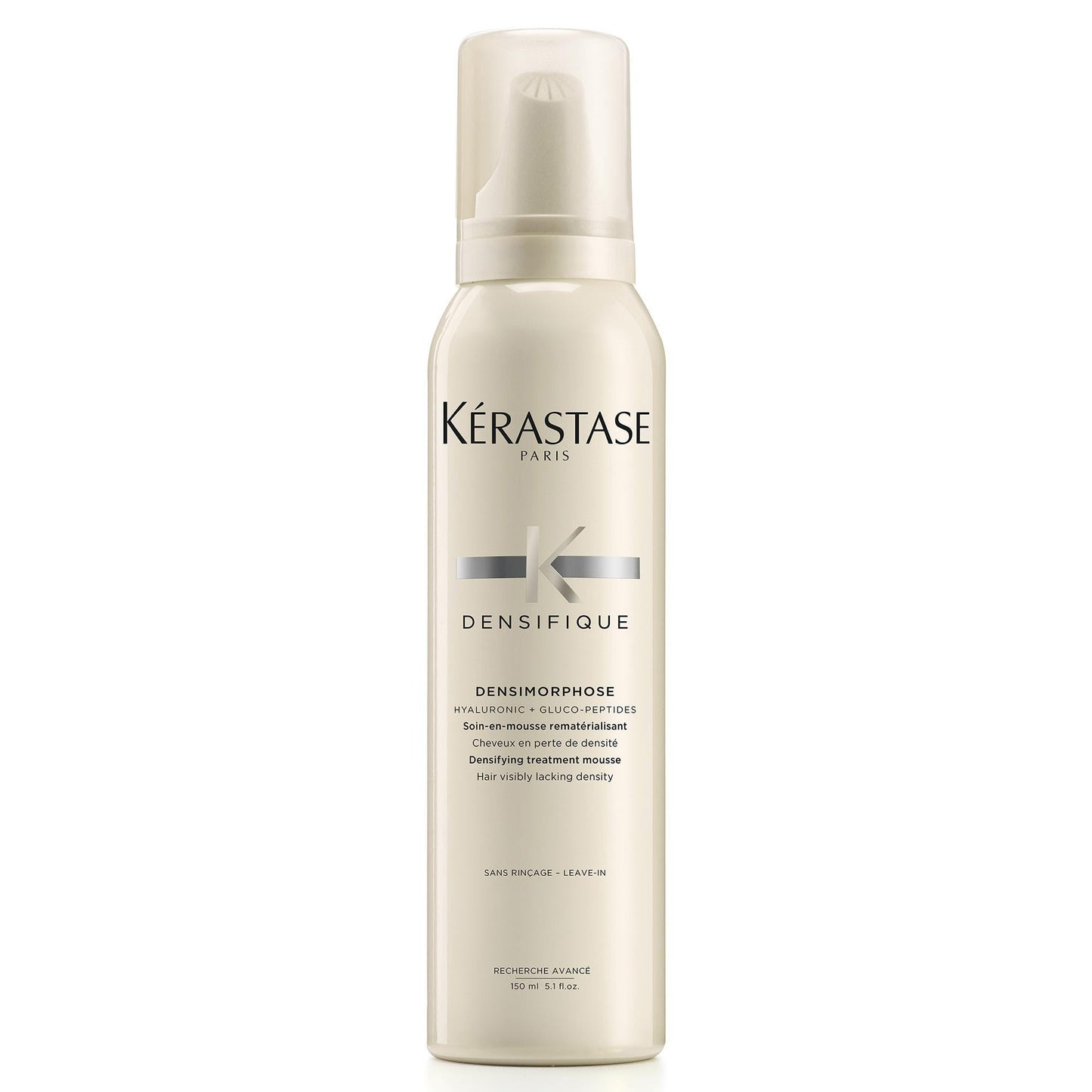 Kérastase Densifique Femme, Mousse volumizadora e espessante para cabelos finos, 150 ml