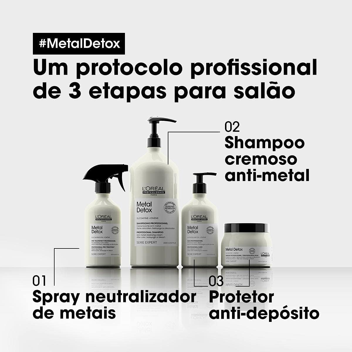 L'Oréal Professionnel Loreal expert máscara desintoxicante de metal 500 ml
