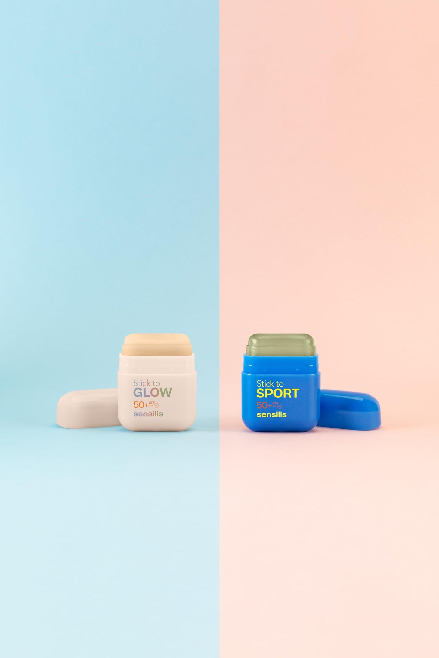 Sensilis - Glow Stick SPF50, Barra de Proteção Solar - Stick 10 g