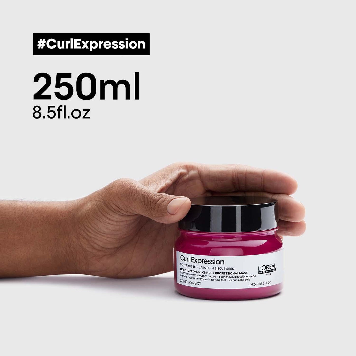 L’Oréal Professionnel, Máscara de Hidratação Intensiva, para qualquer tipo de cachos e ondas, Curl Expression, 250 ml