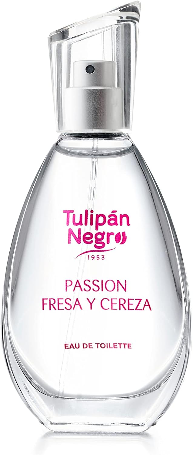 Tulipan Negro - Água de Colônia Unissexo, Morango e Cereja 50 ml