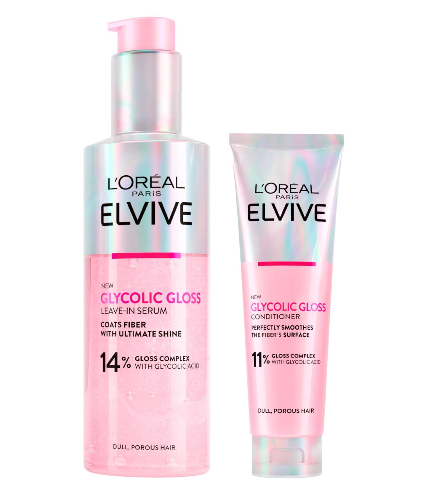 L'Oréal Paris Elvive Kit para Cabelos Opacos e Porosos Brilho Intenso e Duradouro - 3 produtos