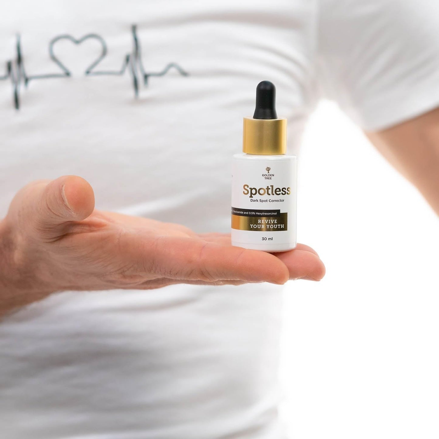 Golden Tree Spotless Facial Serum - Corretor de manchas diurno e noturno