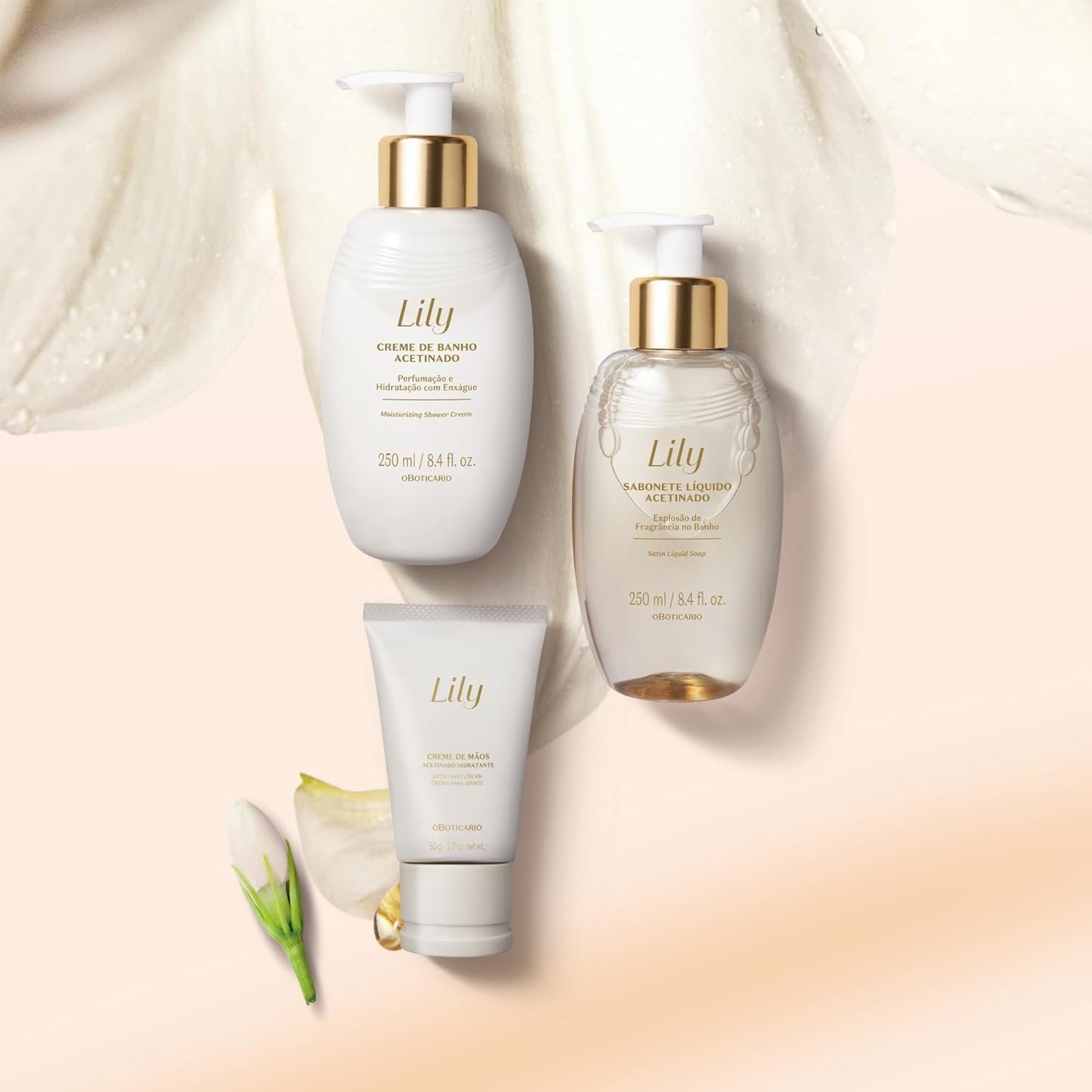 Creme de Banho O Boticário Lily com Hidratação