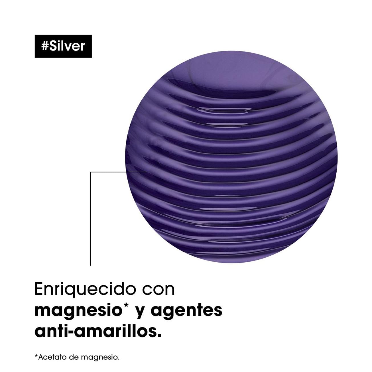 L’Oréal Professionnel Shampoo Neutralizante para cabelos grisalhos, brancos ou loiros claros, Prata, SÉRIE EXPERT