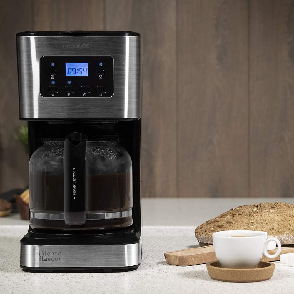 Cafeteira Cecotec 6 xícaras Inox - Design Moderno