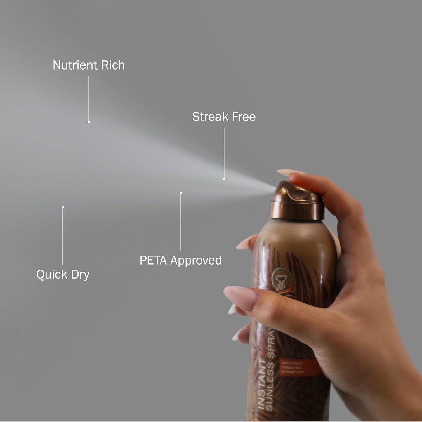 Australian Gold Spray de Cor Bronze Rico Instantâneo Sunless 177 ml, 1 unidade 60 ml