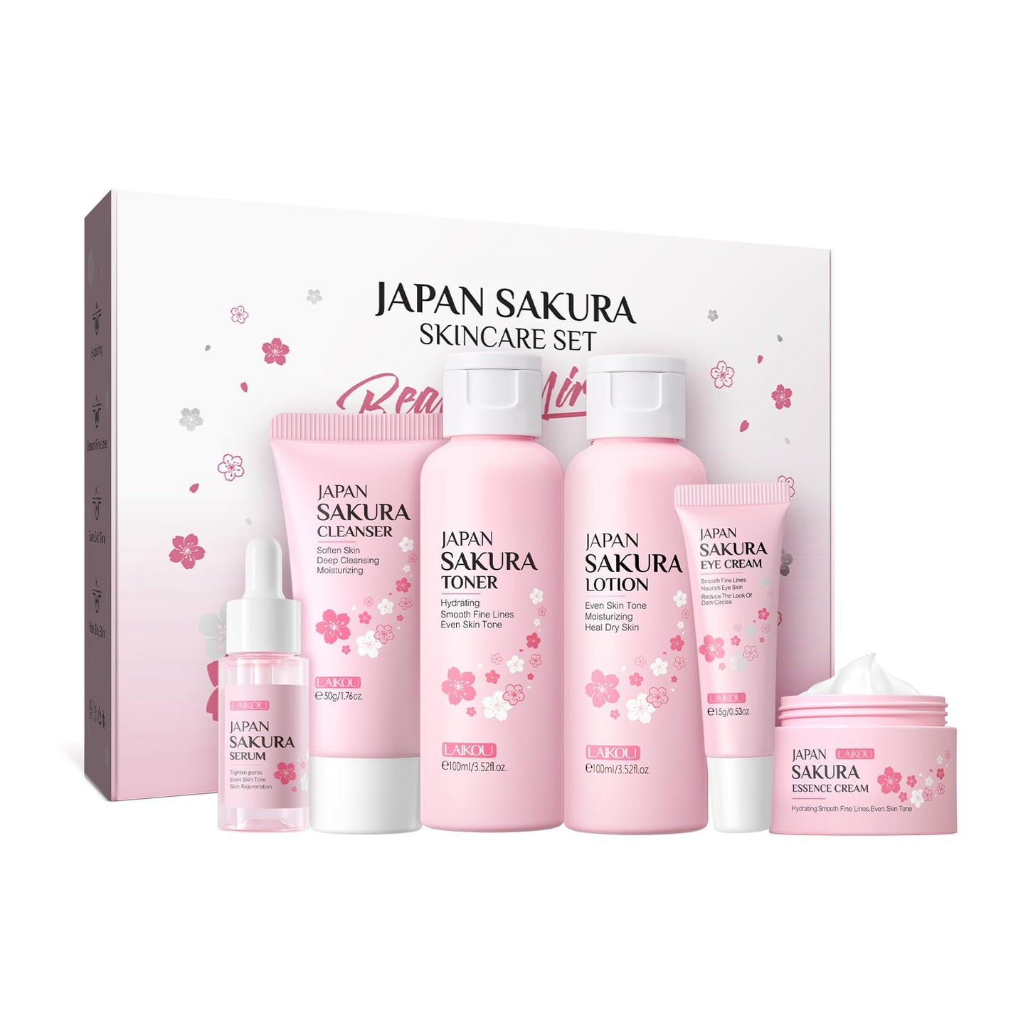 Conjunto de Cuidados com a Pele Sakura